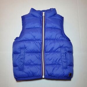 Janie & Jack Royal Blue Puffer Vest Sz 2T